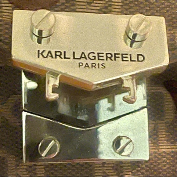 Karl Lagerfeld  Flower & Butterfly Crossbody Bag Certified Authentic 🔥EUC🔥 - Picture 5 of 16